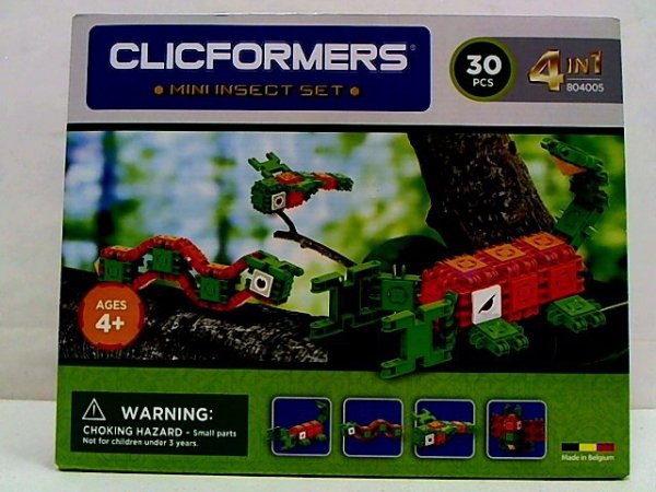CLICFORMERS - KLOCKI CLICS Clicformers 30el Insekty 4w1 34196
