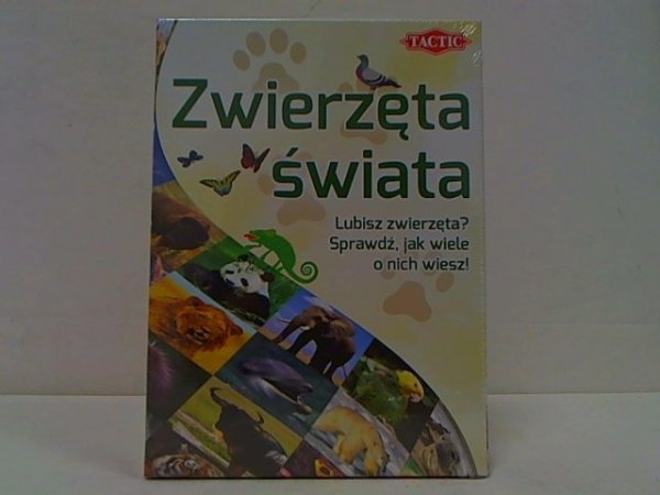 TACTIC Gra Quizy świata Zwierzęta świata 56423