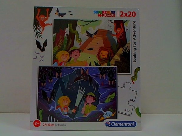 CLEMENTONI CLE puzzle 2x20 Looking for Adventure 24763