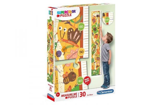 CLEMENTONI - PUZZLE CLE puzzle 30 miarka wzrostu Bugs House 20334