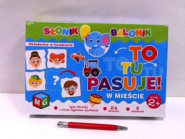 MULTIGRA To tu pasuje - W mieście - Słonik Balonik 01379