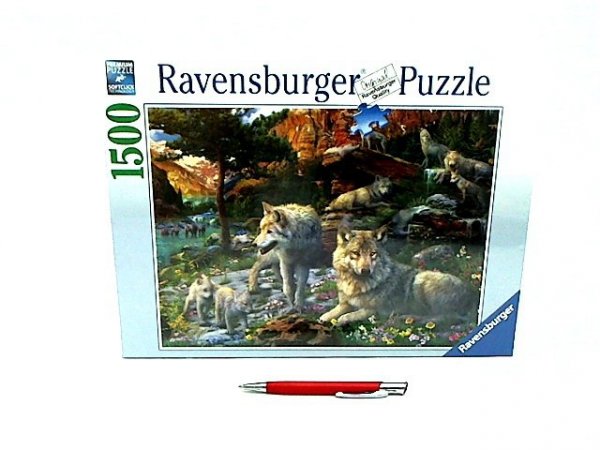RAVENSBURGER RAV puzzle 1500 Wiosenne wilki 16598
