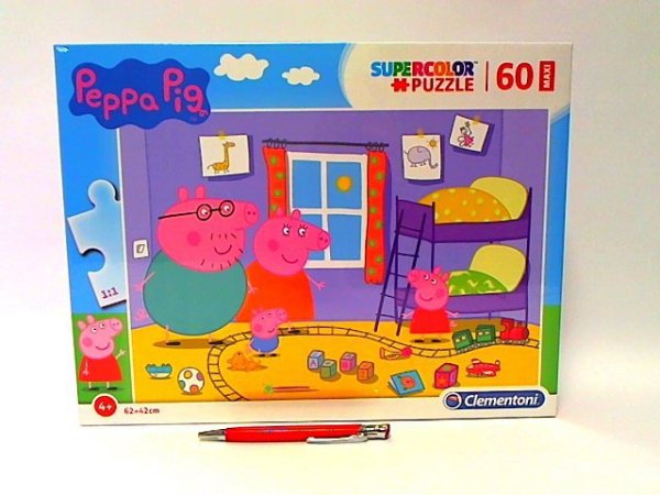 CLEMENTONI CLE puzzle 60 maxi SuperKolor Peppa Pig 26438
