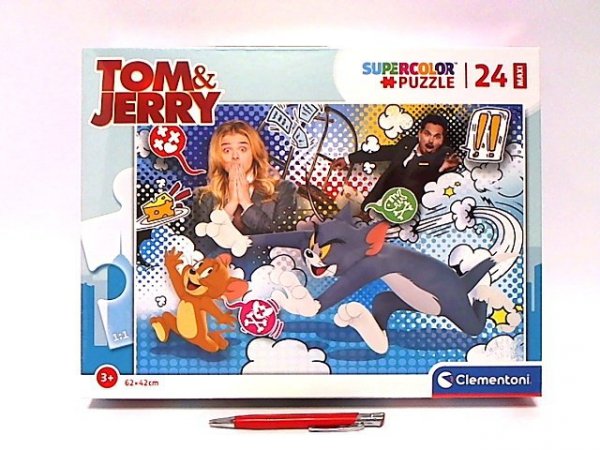 CLEMENTONI CLE puzzle 24 maxi SuperKolor Tom_Jerry 24212