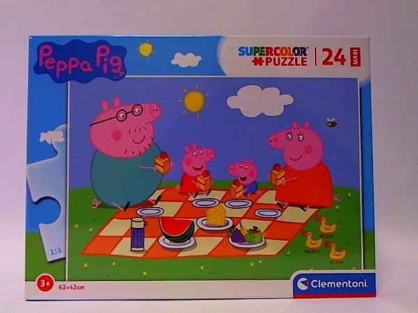 CLEMENTONI CLE puzzle 24 maxi SuperKolor Peppa Pig 24028