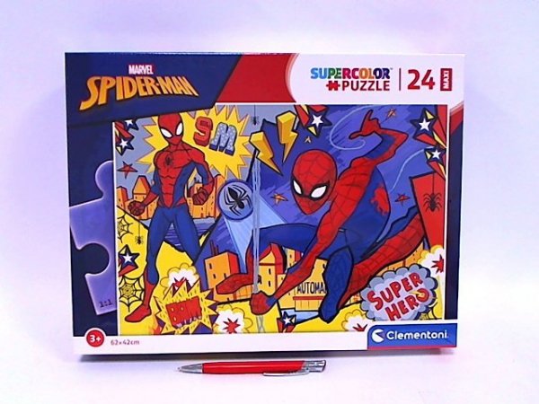 CLEMENTONI CLE puzzle 24 maxi SuperKolor Spiderman 24216