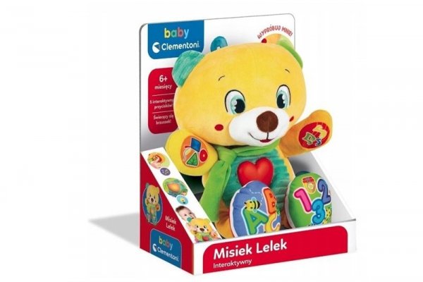 CLEMENTONI - ZABAWKI CLE BABY interaktywny misiek Lelek 2.0 50704