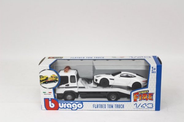 BBU BBU 1:43 Street Fire FTTruck Jaguar F-Ty whi 31419