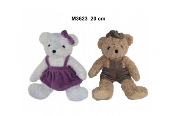 SUN-DAY Miś M-3623 2rodz 20cm 160133