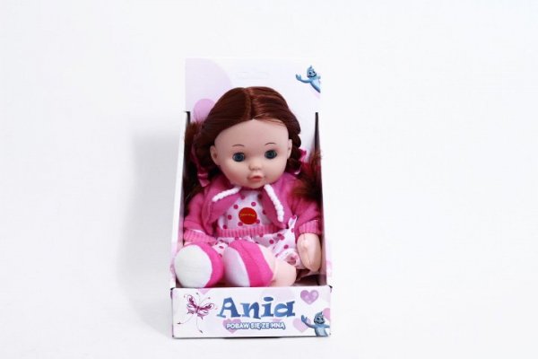 HERO Lalka Ania śpiewa po polsku 31cm brun. 48256