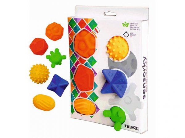 HENCZ - MOMS CARE Piłki sensoryczne 6szt pudełko 885 68857