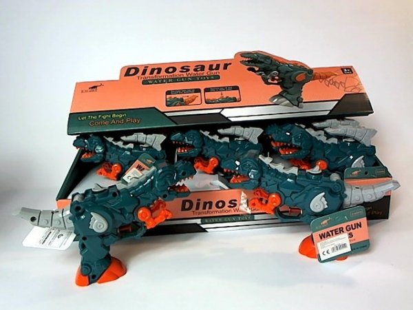 MZ-IMPORT Pistolet na wodę dinozaur 12szt/op 936-77 05549