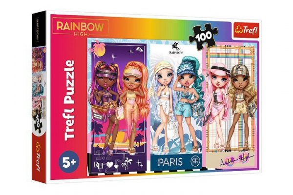 TREFL PUZZLE 100 Tęczowe laleczki /MGA RainbowHigh 16444