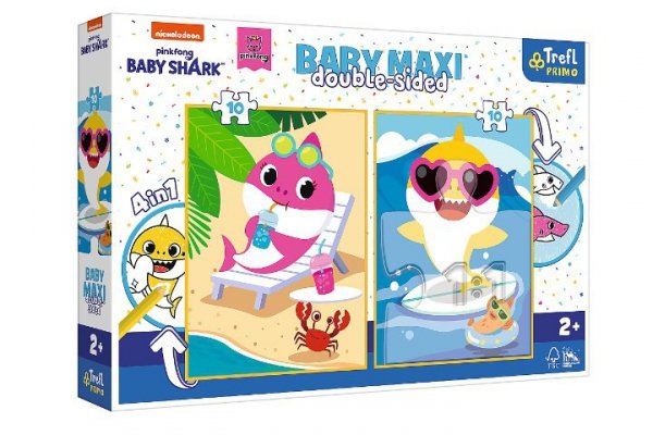 TREFL PUZZLE BABY MAXI Wesoły dzień rekina 43005