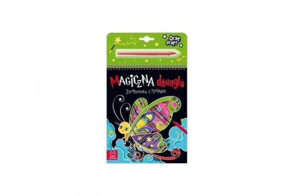 AKSJOMAT Zdrapywanka z rysikiem Magiczna dżungla 3739 35206