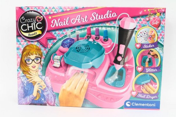 CLEMENTONI - ZABAWKI CLE Crazy Chic Crazy studio paznokci 18768