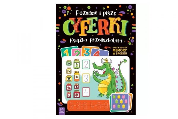 AKSJOMAT Poznaję i piszę cyferki Książka przedszk.35879