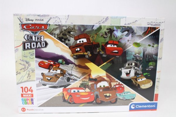 CLEMENTONI - PUZZLE CLE puzzle 104 maxi SuperKolor Disney CarsOn.23774