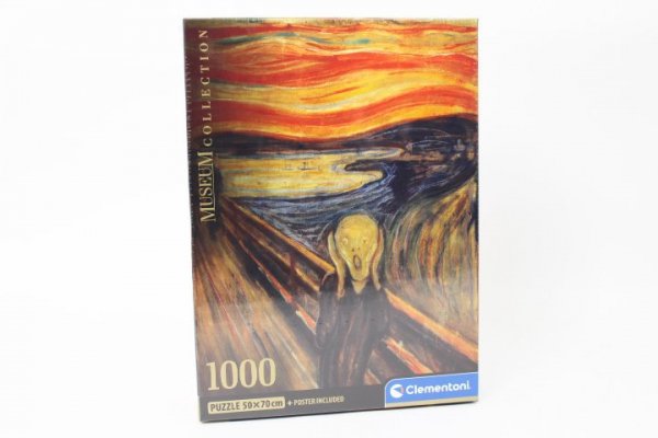 CLEMENTONI - PUZZLE CLE puzzle 1000 Compact Museum L UrloDiMunch 39791