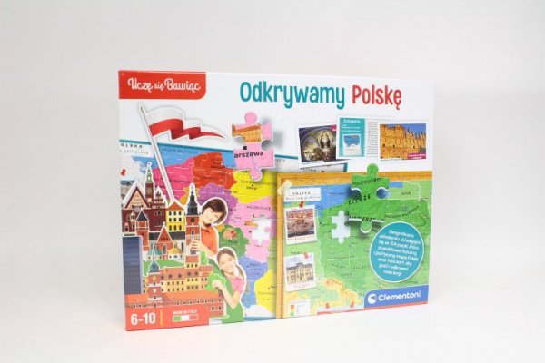 CLEMENTONI - ZABAWKI CLE Uczę się bawiąc! Odkrywamy Polskę 50776