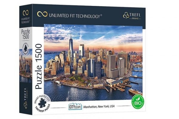 TREFL PUZZLE 1500 UFT Cityscape:Manhattan New York 26189