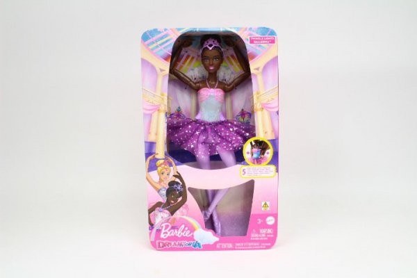 MATTEL Barbie baletnica Magiczny świat brunetka HLC26 /4
