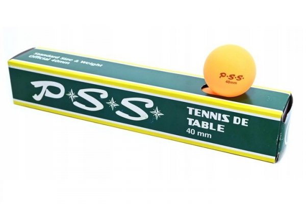 MIDEX Piłka do ping-ponga40mm 2kol 6szt/kpl D41979 37885