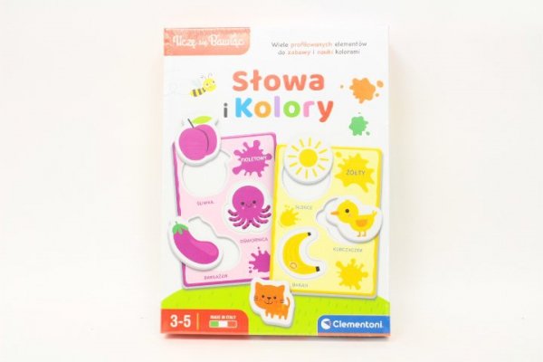 CLEMENTONI - ZABAWKI CLE Uczę się bawiąc! Słowa i kolory 50760