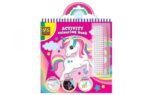 SES CREATIVE SES Kolorowanka błyszcząca 3w1 00117 01179