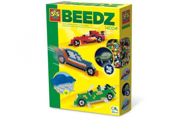 SES CREATIVE SES Koraliki prasowanka Auto 1400szt 06215 62156