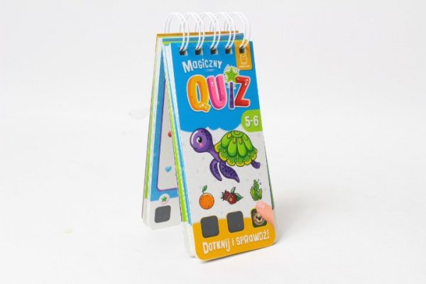AKSJOMAT Magiczny quiz z żółwik..Dotknij i sprawdź5-6 37354