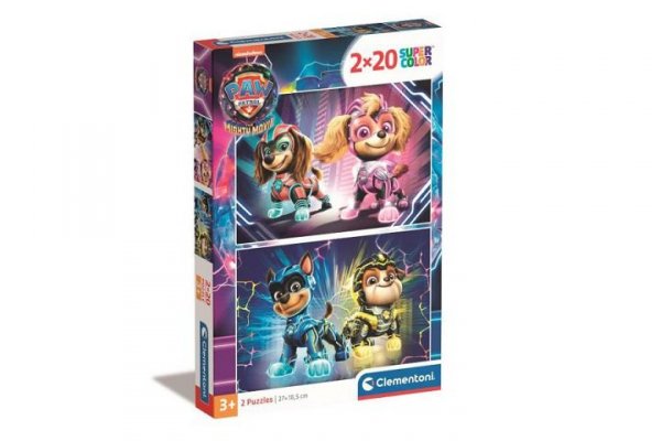 CLEMENTONI - PUZZLE CLE puzzle 2x20 Psi Patrol The Mighty 24805