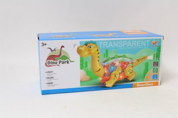 DROMADER Dinozaur na baterie w pudełku 1334323 43235