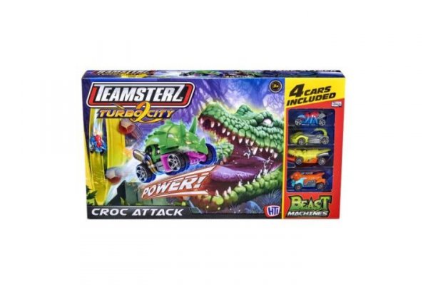 HTI - TEAMSTERZ TEAMSTERZ zest atak krokodyla+4 autka 1417333