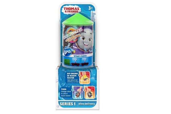 MATTEL FP Thomas ColorReveal lokomotywa+wagoniki HNP80 /2