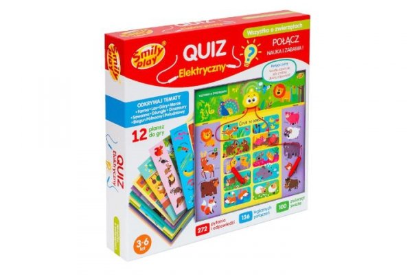 ANEK - SMILY PLAY Quiz elektr.Wszystko o zwierz.SmilyP SP98277 82771