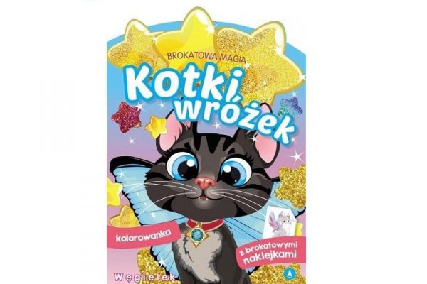 SKRZAT-WYDAWNICTWO Brokatowa magia Kotki wróżek Węgielek 75786 