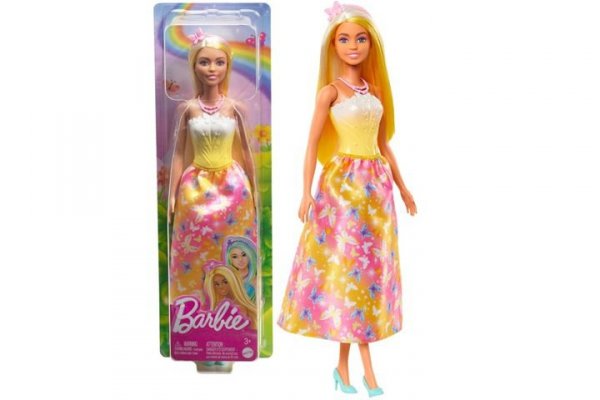 MATTEL Barbie lalka w sukience HRR07 /6
