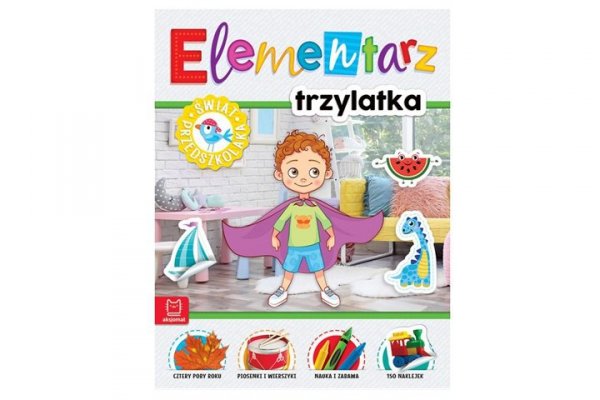 AKSJOMAT Elementarz 3-latka Świat przedszkolaka wydII 38337