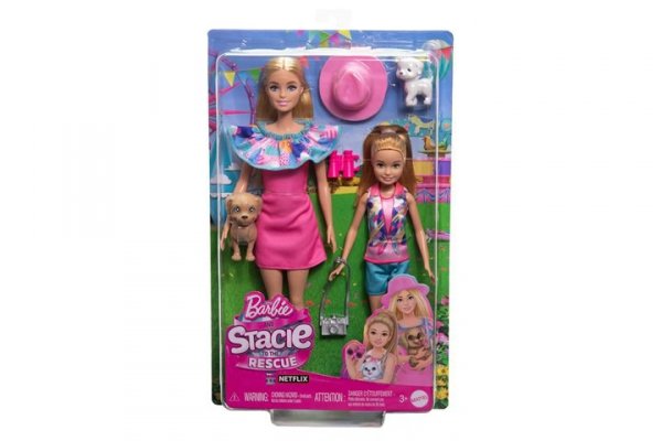 MATTEL Barbie 2 lalki na wycieczce + akces. HRM09 /4