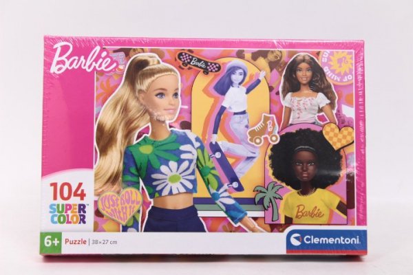 CLEMENTONI CLE puzzle 104 SuperKolor Barbie 25753