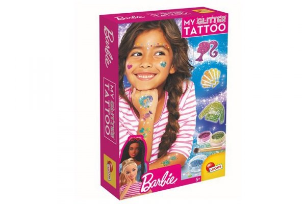 DANTE Lisciani Barbie brokatowe tatuaże 00958