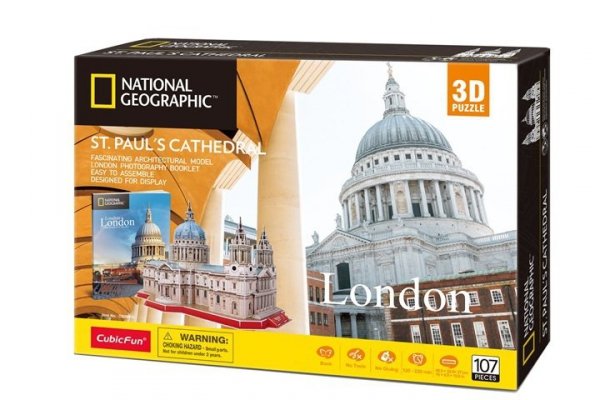 DANTE Cubic Fun puzzle 3D NatGeo Katedra św.Pawła 09919