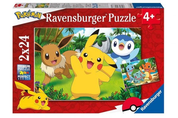RAVENSBURGER RAV puzzle 2x24 Pokemon 05668