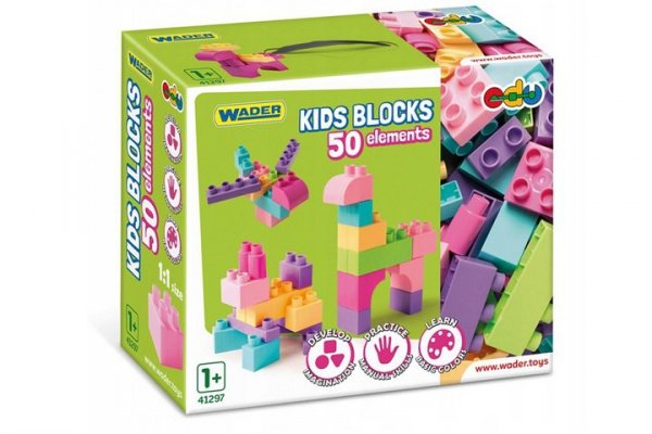 WADER WADER Kids Blocks klocki 50el 41297 12972
