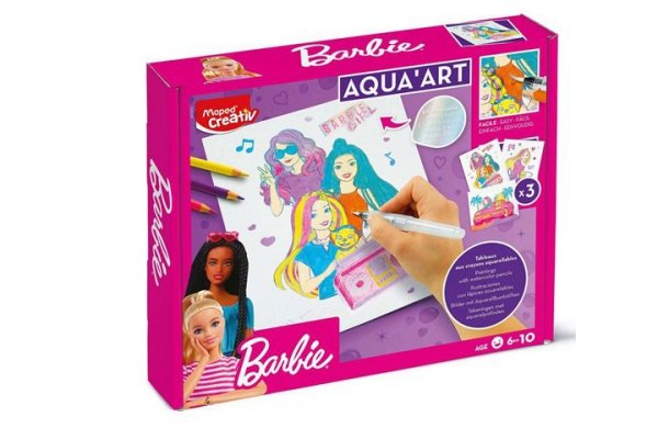 CX DYSTRYBUCJA CREATIV Aqua Art obrazy akwarel.Barbie 907073