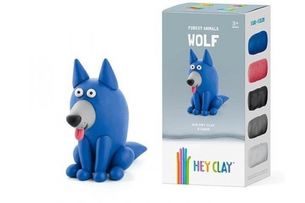 TM TOYS TMT HeyClay Zwierz.wilczek 3pak HCL30108 07551