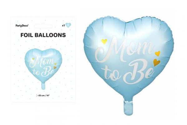 PARTYDECO Balon foliowy Mom to Be 35cmnieb.70865