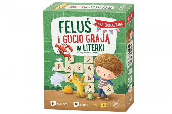 NASZA KSIĘGARNIA Feluś i Gucio grają w literki 03867