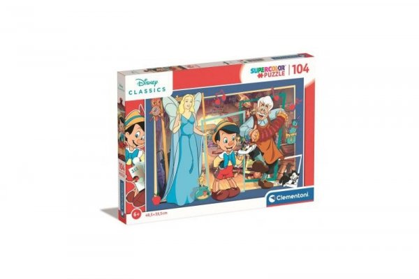CLEMENTONI CLE puzzle 104 Disney Classic Pinocchio 25749